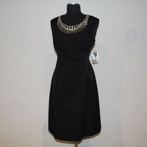 Alfani in Black and rhinestones, Size 10